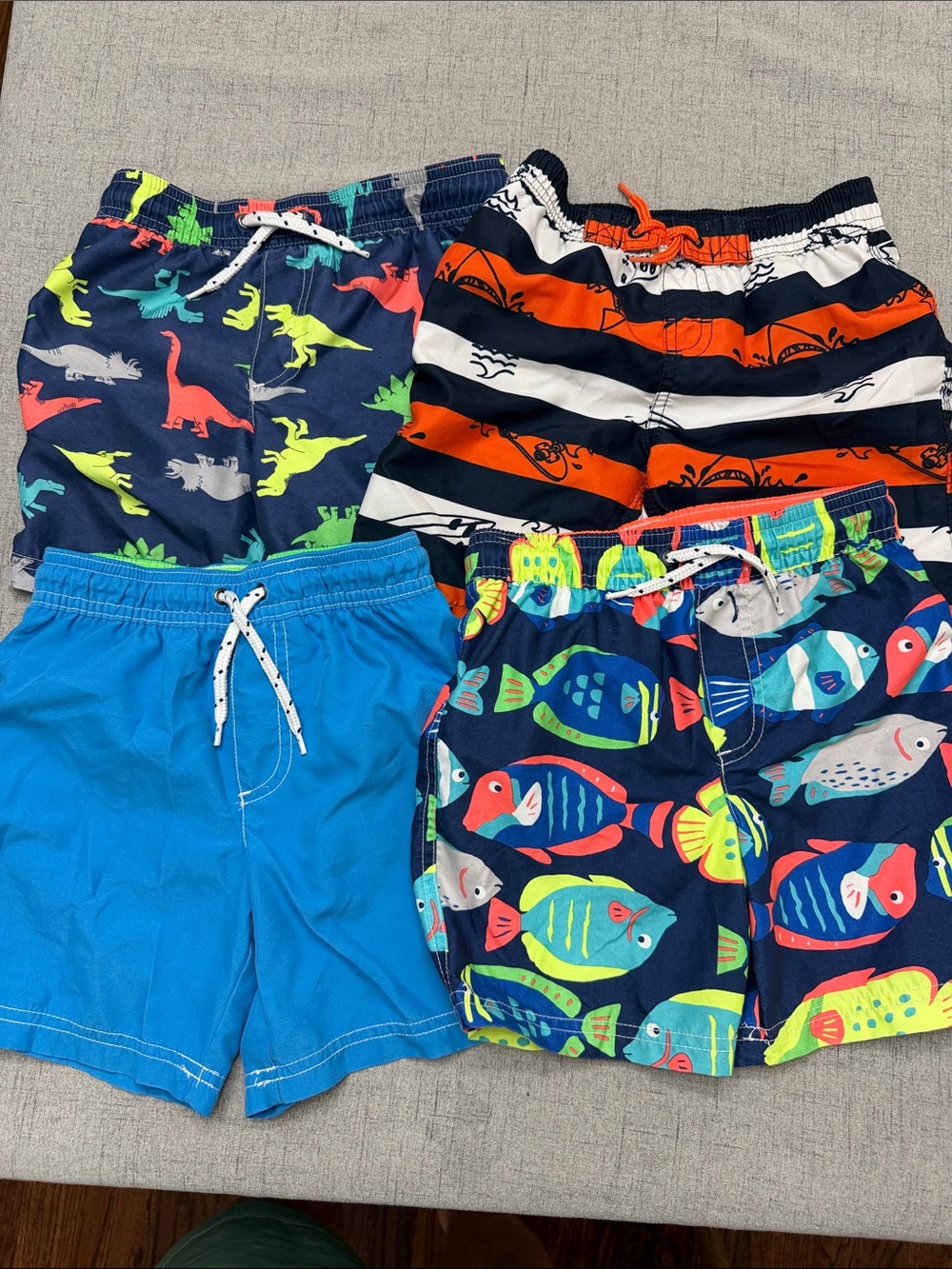 4PC Carters / Joe Fresh Swim Shorts / Trunks. 4T